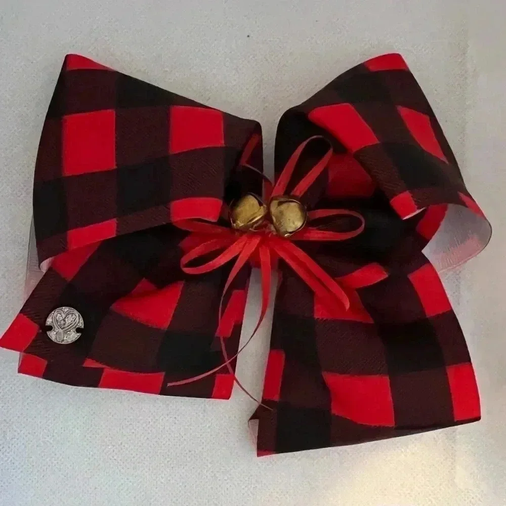 Christmas- Holiday little girls hair bow
